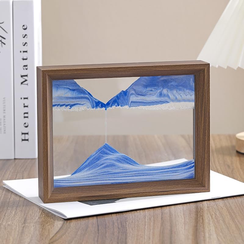 AzureLeap Sandbilder zum Drehen 3D Sandscape die Sandkunst in Tiefsee Fliessende Sandmalerei Sandbil