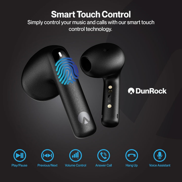 Semi In-Ear Kopfhörer Bluetooth 5.4 – Kabellose Ohrhörer mit Hybrid-ANC, Multipoint, App-Steuerung,