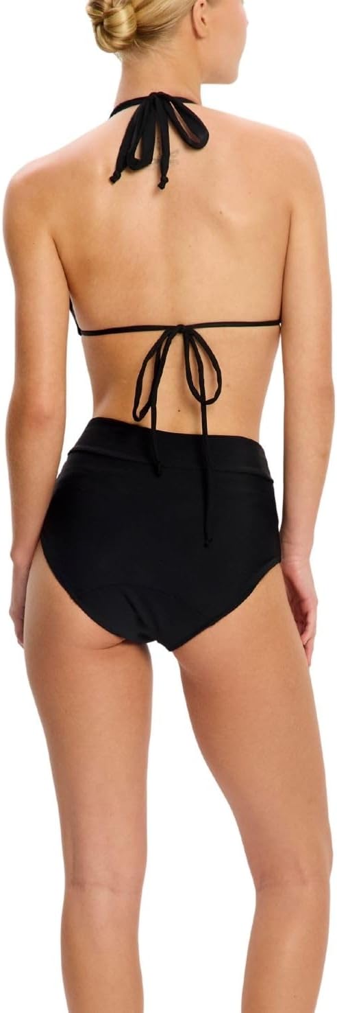 Modibodi Swimwear Recycled Hi Waist Bikini-Slip – leichte bis mittlere Saugfähigkeit – Menstruations