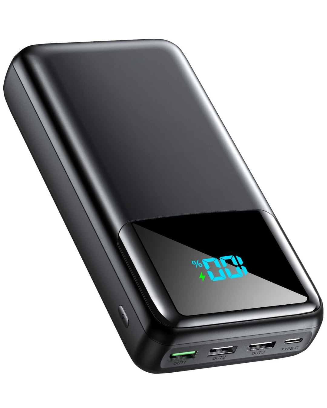 50000mAh Tragbare Powerbank, USB-C PD 30W Schnellladefunktion | 5-Port Externer Akkupack für Outdoor