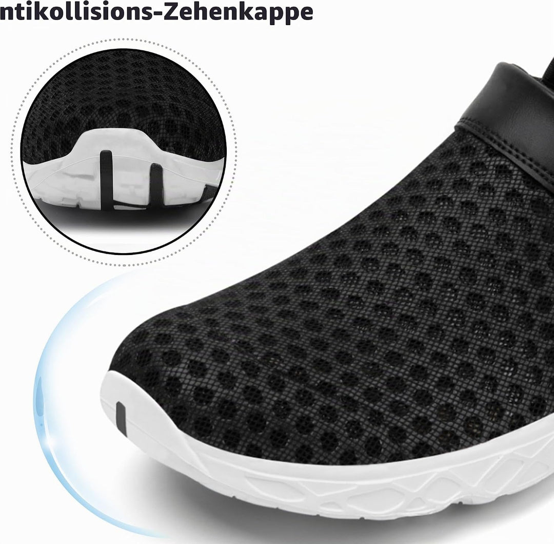 SAGUARO Sommer Clogs Herren Gartenschuhe Damen Hausschuhe Leicht Pantolette rutschfest Badelatschen