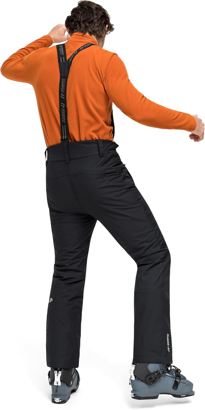 Maier Sports Herren Skihose Corban T 23 Kurz Schwarz, 23 Kurz Schwarz