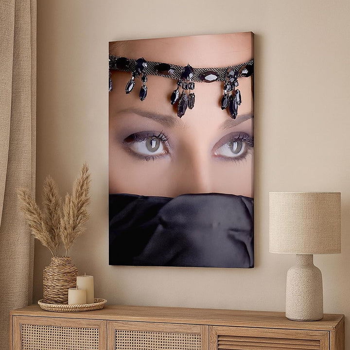 Bilder auf Leinwand Orient weiblich modell dekoration Leinwandbild mit Rahmen 45x80cm Wandbilder Dek
