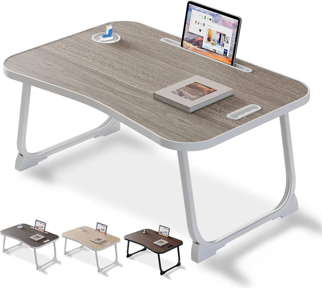Laptop Bett Tisch, Beinen, tragbarer Frühstückstisch zum Essen, Lesen, Schreiben auf dem Bett, Sofa,