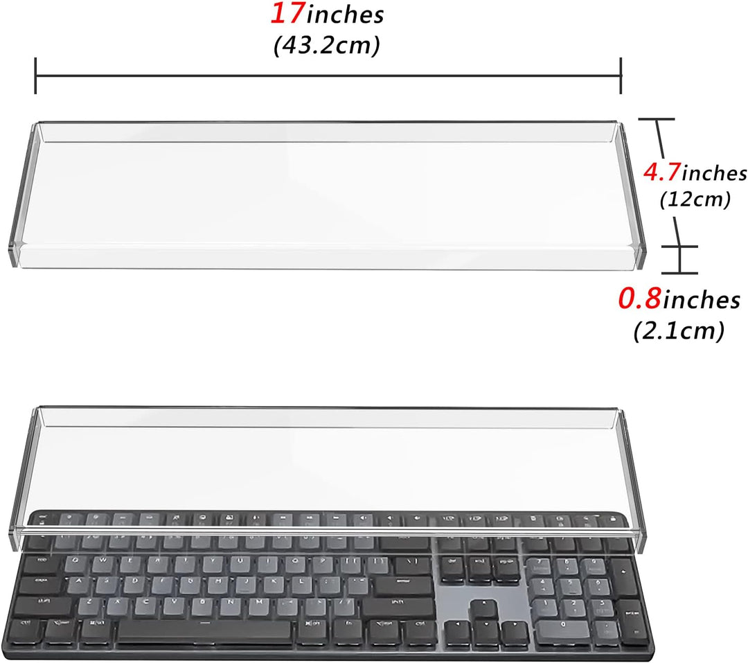 Geekria Tastatur-Staubschutz in voller Grösse, transparente Acryl-Tastaturabdeckung für mechanische