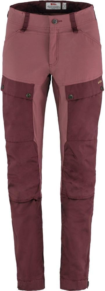 FJÄLLRÄVEN Damen Hose Keb Trousers W 34 Port-tisch Violett, 34 Port-tisch Violett