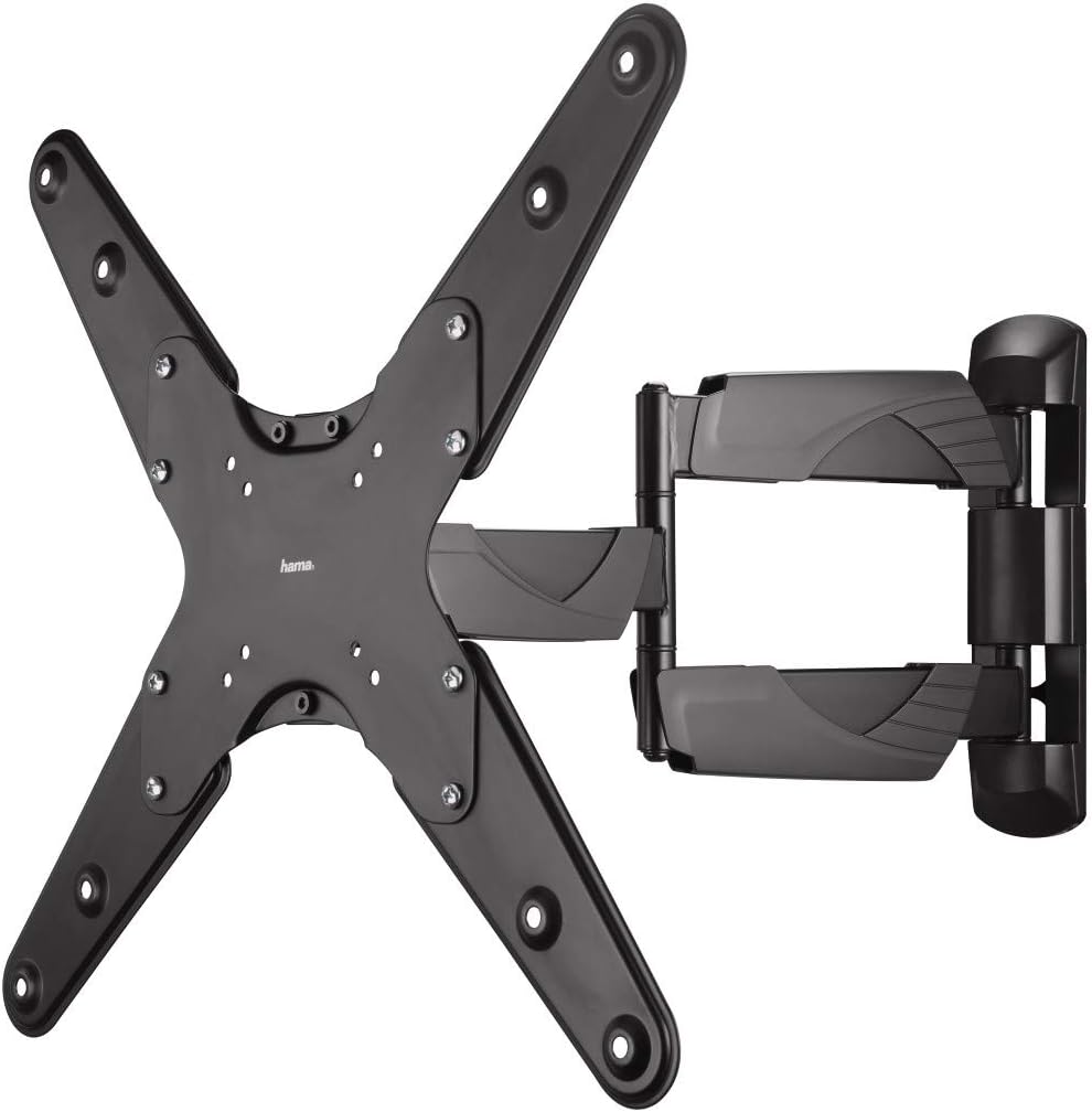 Hama TV Wandhalterung 180° schwenkbar, neigbar (TV Halterung für Flat TV 32“ – 65“, Wandhalterung in