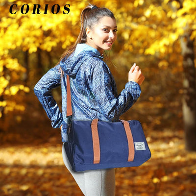 CORIOS Reisetaschen Duffle Bag für Herren/Damen Oxford Sporttasche Weekender Übernachtung Tasche Sch