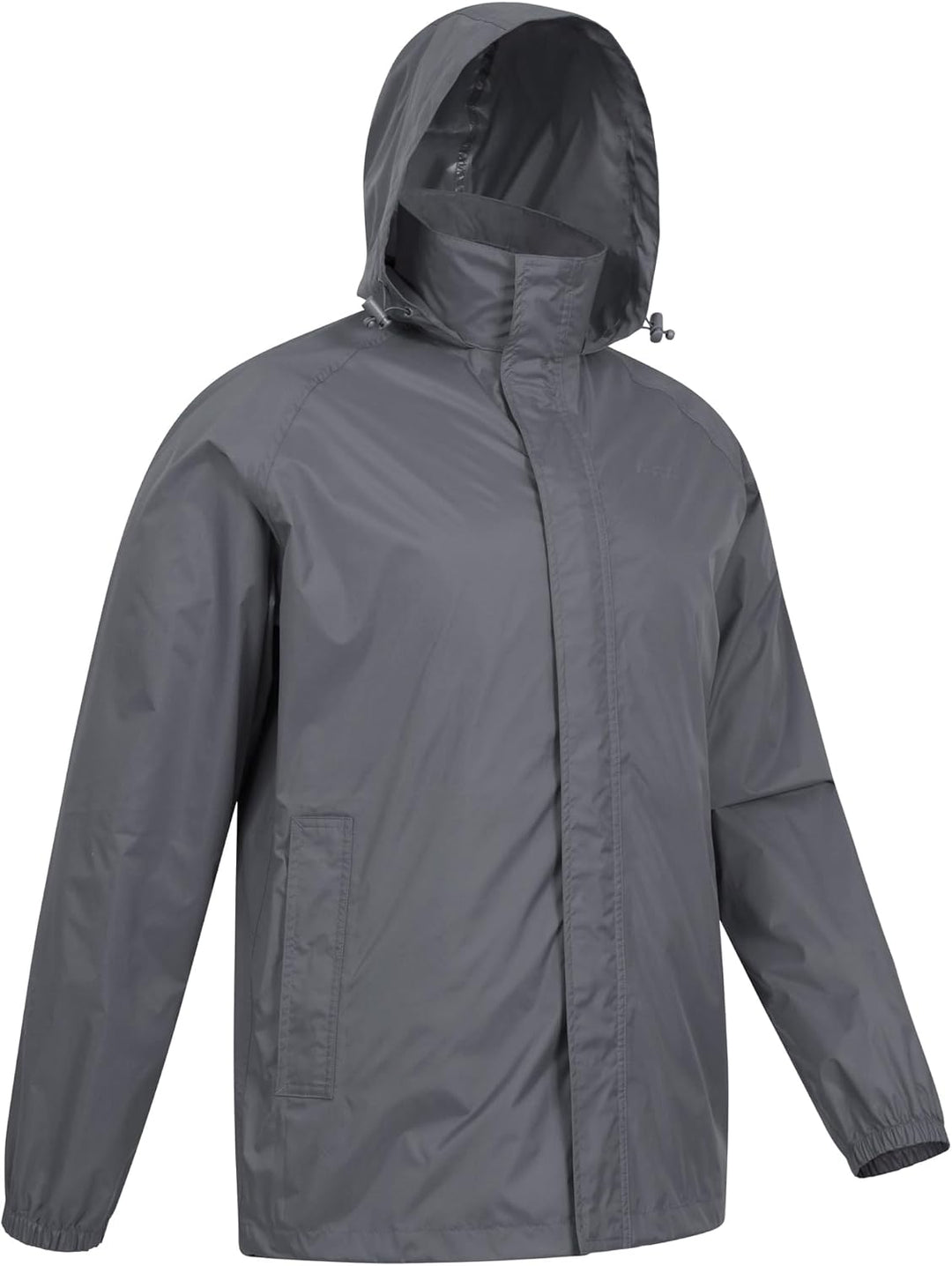 Mountain Warehouse Pakka Herren Wasserdicht Leichte verpackbare Regen Renn Sport Jacke XS Grau, XS G