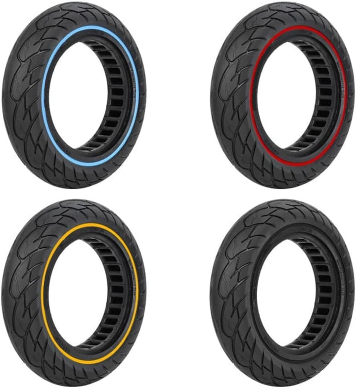 G.V.SHOP® 2pcs Vollgummi-Räder 10X2.125 Zoll für Elektroroller Vivobike S2 Max und S3 Max, Ninebot F