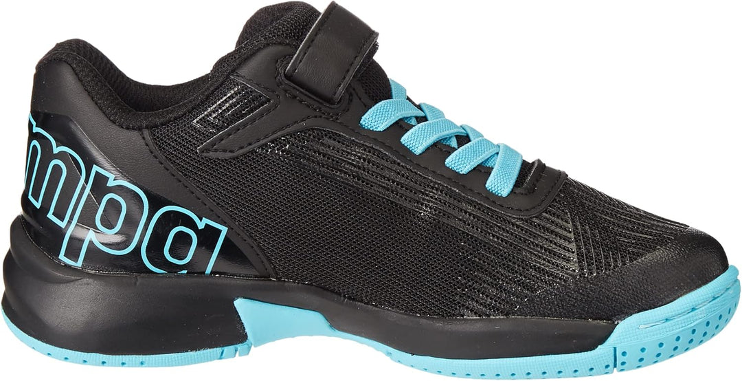 Kempa Unisex Kinder Attack 2.0 JuniorSneaker 28 EU Schwarz Aqua, 28 EU Schwarz Aqua