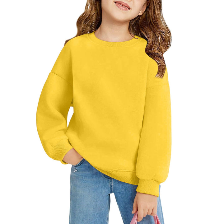 Generisch Sweatshirts Mädchen Jungen Casual Pullover Classic Baumwolle Hoodie Rundhalsausschnitt Lan