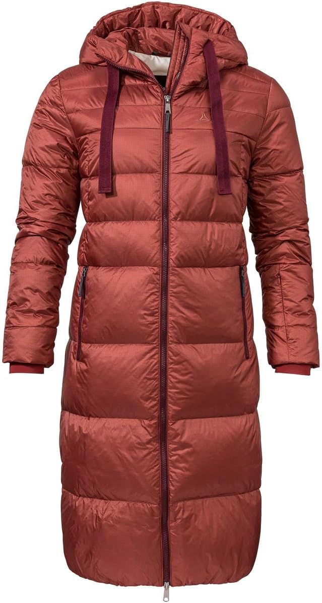 Schöffel Damen Down Coat Kenosha burlwood 44, burlwood 44