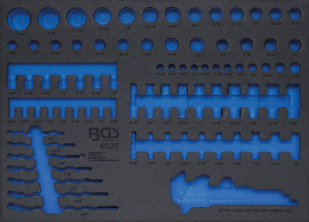 BGS 4020-5 | Werkstattwageneinlage 3/3 | leer | für Art. 4020 Einlage, leer, Einlage, leer