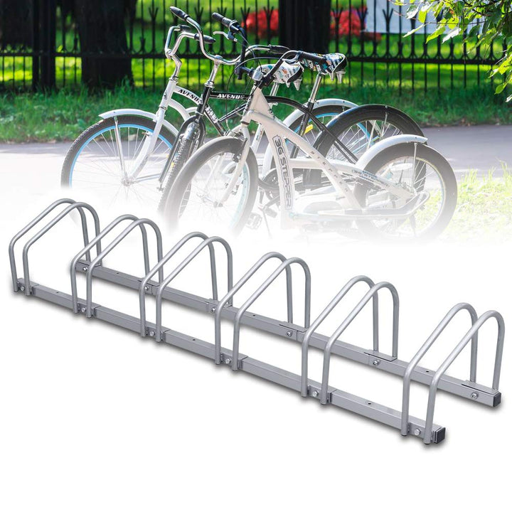 Randaco Fahrradständer Hinterrad für 6 Fahrräder Fahrrad Ständer Aufstellständer Mehrfachständer Bod