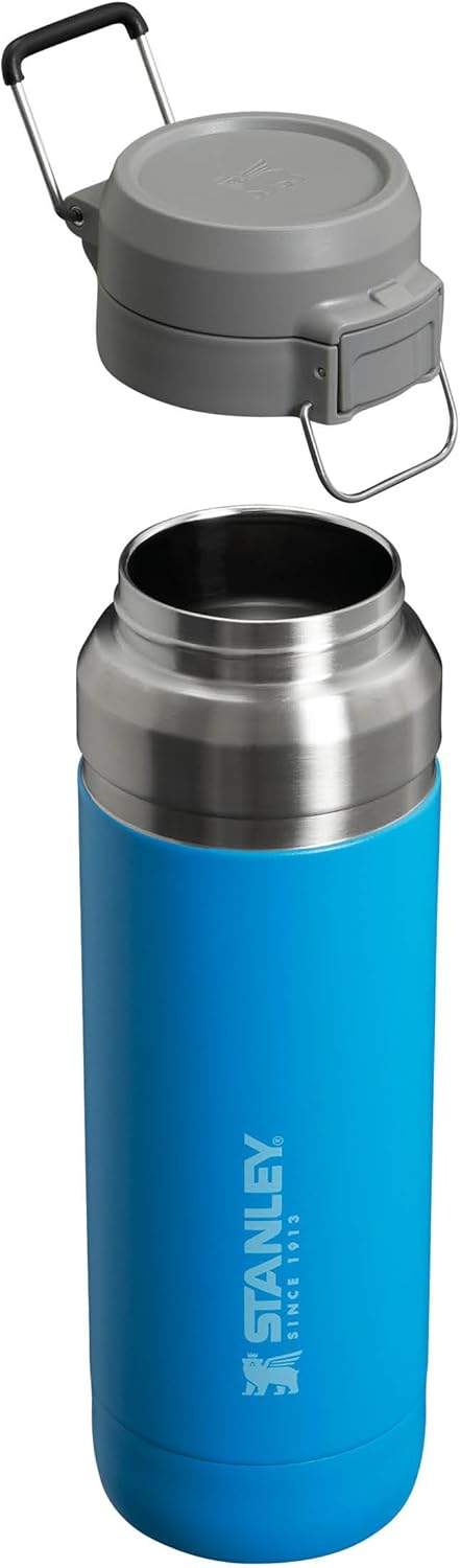 Stanley Quick Flip Trinkflasche Edelstahl - Hält 7+ Stunden Kalt - Wasserflasche BPA-Frei - Spülmasc