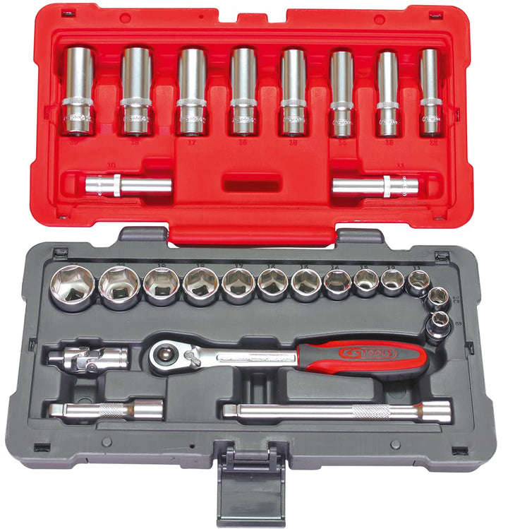 KS Tools 922.0627 Coffret de 27 tlg. DOUILLES/Zubehör Ultimate 3/8 "