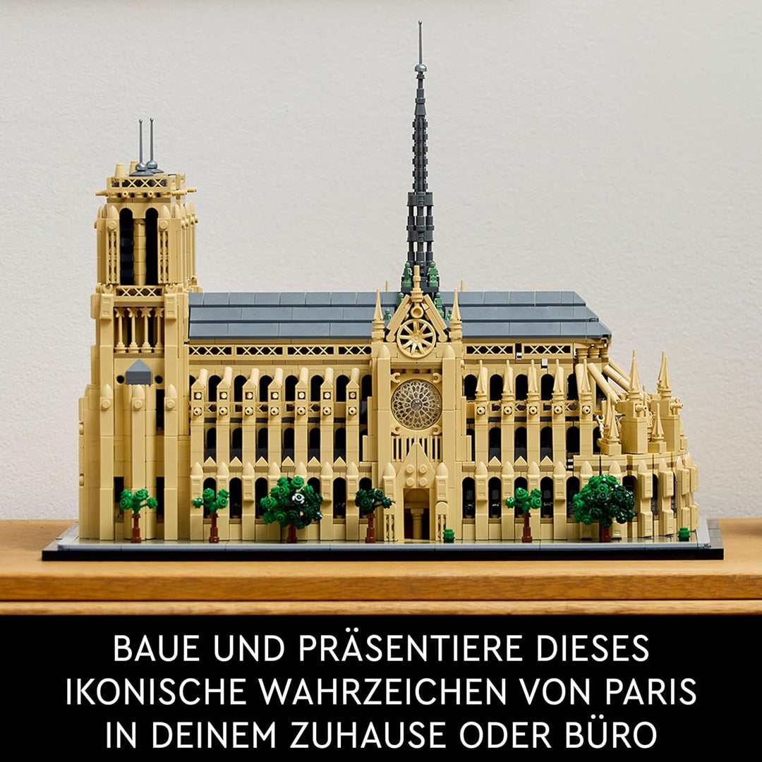 LEGO Architecture Notre-Dame de Paris, Sammlerstück für Erwachsene, Souvenir aus Frankreich, Geschen