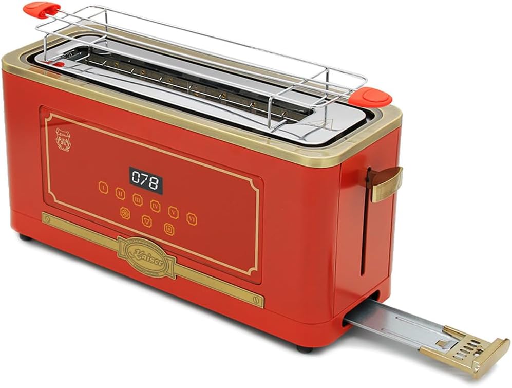 KAISER Toaster T 4000 RotEm Retro-Toaster,6 verschiedene Toaststufen für beste Ergebnisse