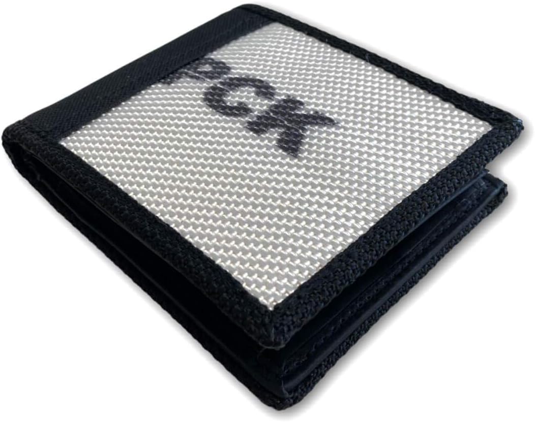 Roter Hahn 112 Feuerwehr Schlauch Geldbörse/Weiss/Portemonnaie Geldtasche Portjuchhe Brieftasche Gel