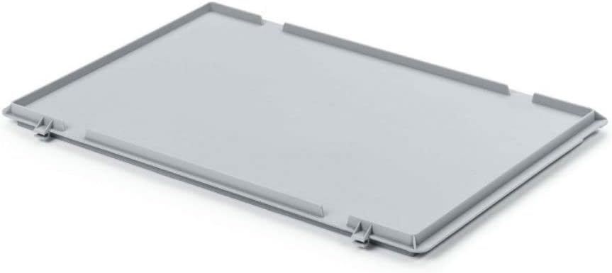 PROREGAL SuperSparSet 5x Eurobehälter mit geschlossenem Griff & Scharnierdeckel | HxBxT 22x40x60cm |