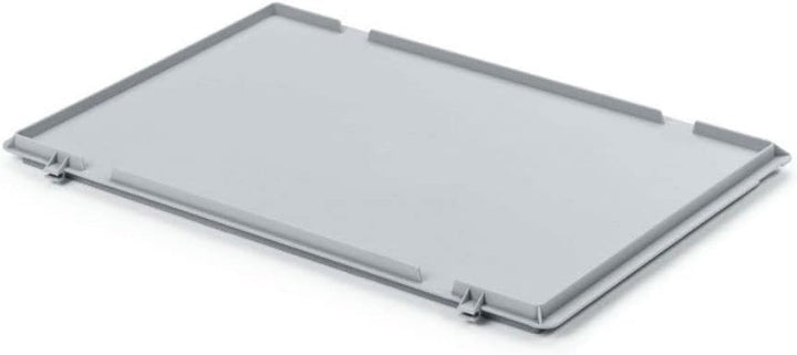 PROREGAL SuperSparSet 5x Eurobehälter mit offenem Griff & Scharnierdeckel | HxBxT 17,5x40x60cm | 30