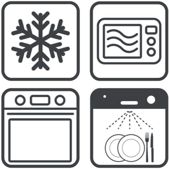 Peugeot Appolia Quadratische Auflaufform mit Griffen, Keramik, Ecru / Weiss, 8,2x36x36 cm, Fassungsv