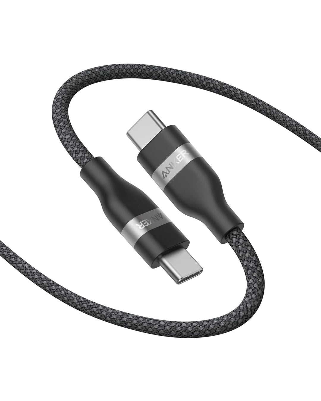 Anker Nano USB C auf USB C Kabel, 240W 1,8m flexibel farbig geflochten, USB C Schnellladekabel Typ C