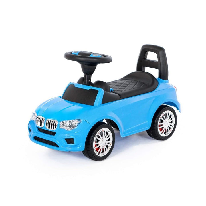 Rutscher Auto blau Super Car Nr.5 Sound Kinder Rutscherfahrzeug Lauflernhilfe