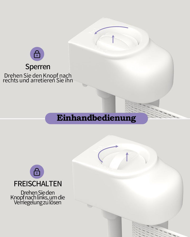 Treppenschutzgitter für Babys, 86 cm hoch, ausziehbar bis 300 cm breit, Kinderschutzgitter für Türen