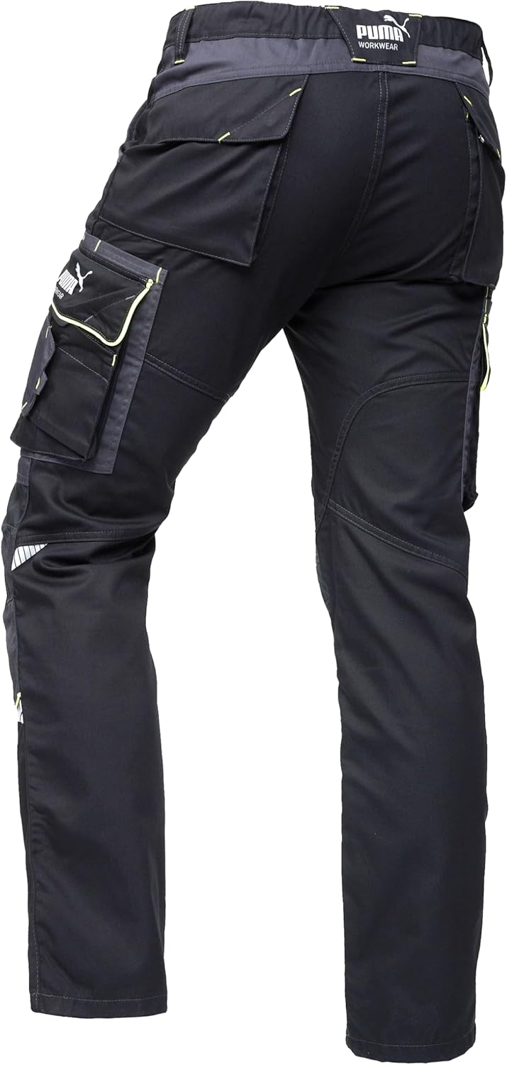 PUMA Workwear Precision X Arbeitshose für Herren - Premium Bundhose mit vielen Taschen und verstärkt