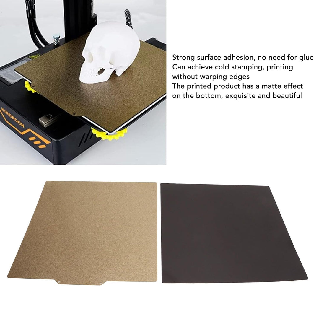 3D-Drucker-Bauplatte, Federstahlplatte mit Magnetischem Basisaufkleber, 290 X 290 Mm, Doppelseitige