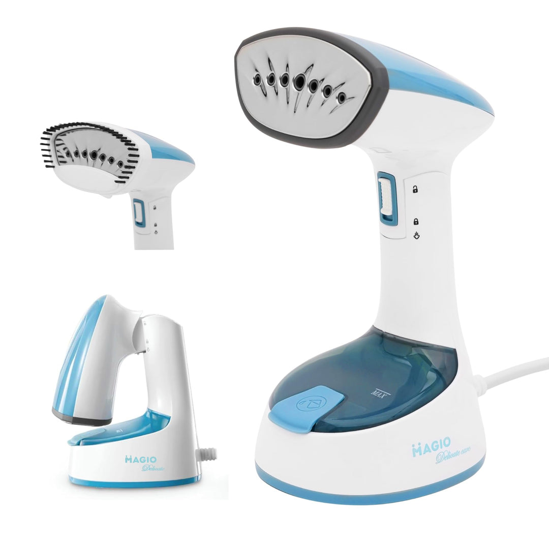 MAGIO Hand-Dampfglätter 1500W – Steamer | Tragbares und klappbares Design | Starker Dampf 20 g/min|