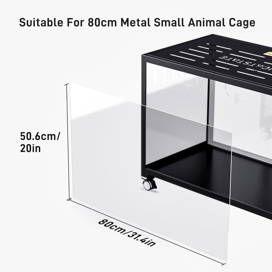 BUCATSTATE Rückwand nur für 80 cm Metall-Kleintierkäfig 80L X 44.7W Back Panel, 80L X 44.7W Back Pan