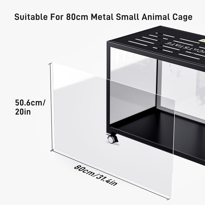 BUCATSTATE Rückwand nur für 80 cm Metall-Kleintierkäfig 80L X 44.7W Back Panel, 80L X 44.7W Back Pan