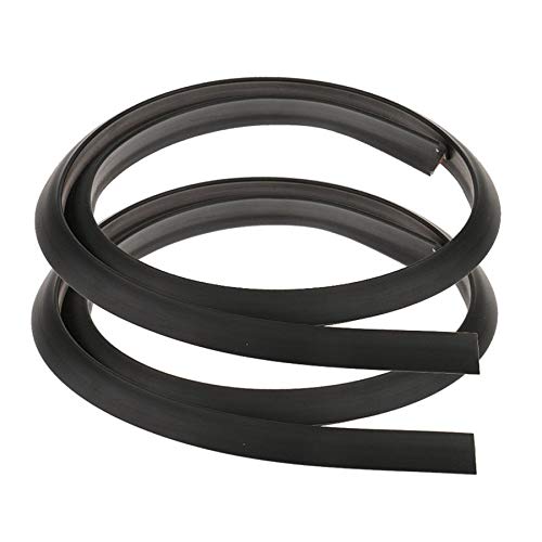 Riloer Universal-Seitenkotflügel, 2 x 1,5 m dreieckige Gummirad-Augenbrauenbogenschutzbleche, schwar