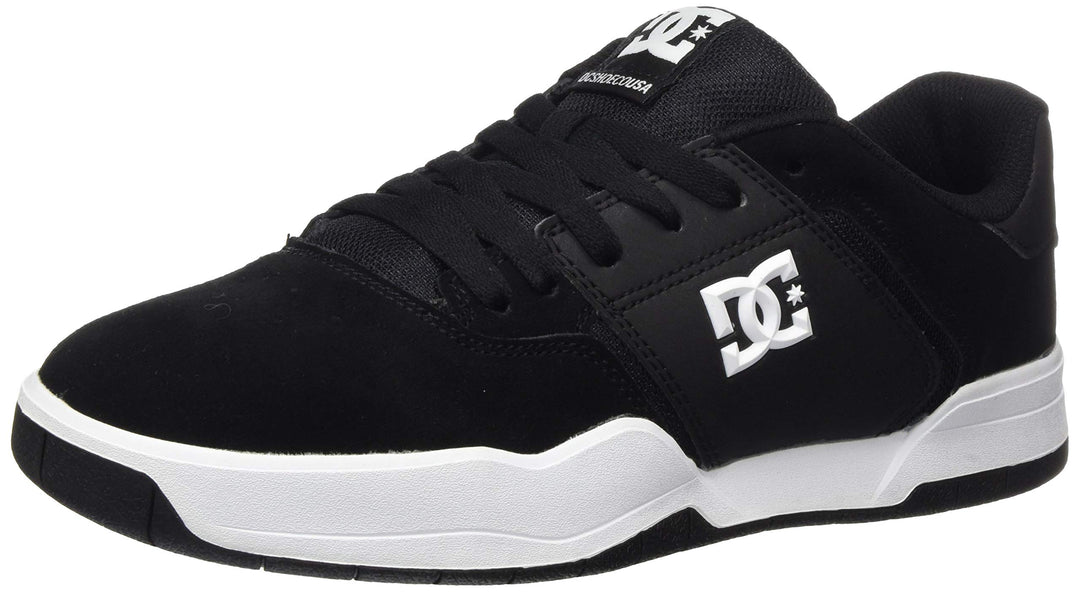 DC Herren Central Casual Low Top Skate Shoe SneakerSkate-Schuh 38 EU Black White, 38 EU Black White