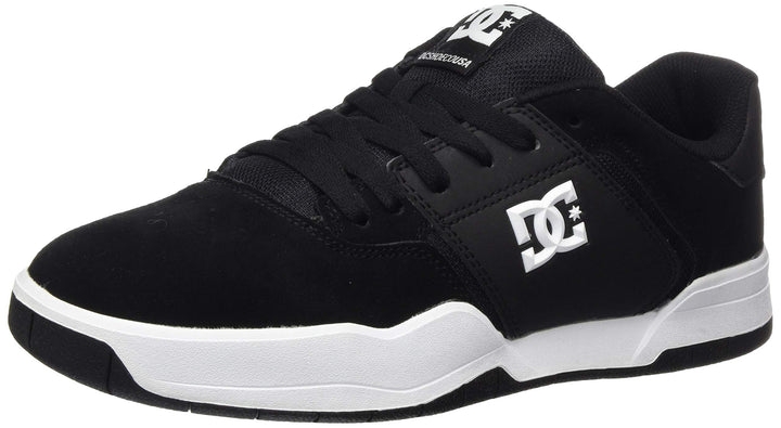 DC Herren Central Casual Low Top Skate Shoe SneakerSkate-Schuh 38 EU Black White, 38 EU Black White