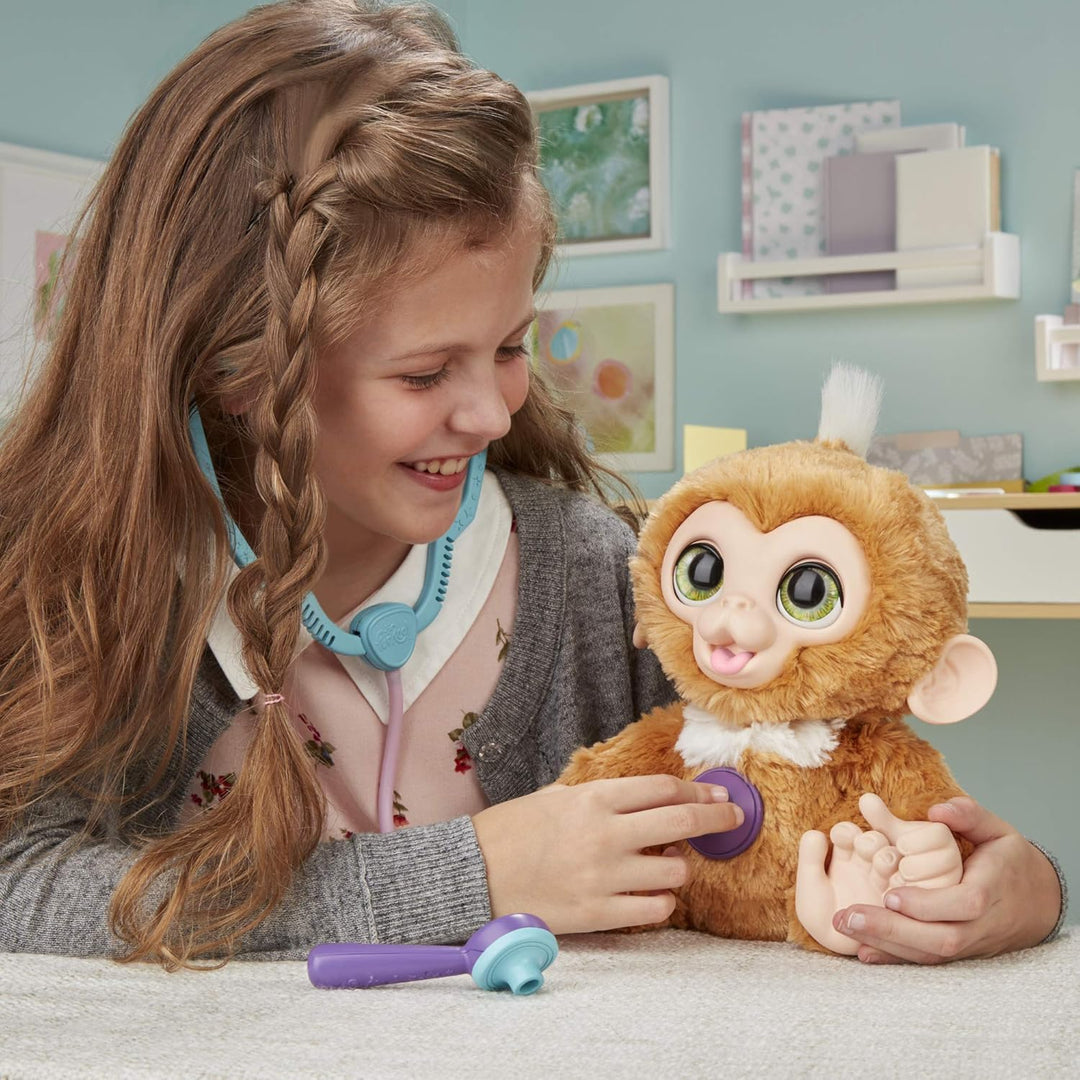 Hasbro FurReal E0367EU4 - Kleiner Patient Zandi interaktives Plüschtier