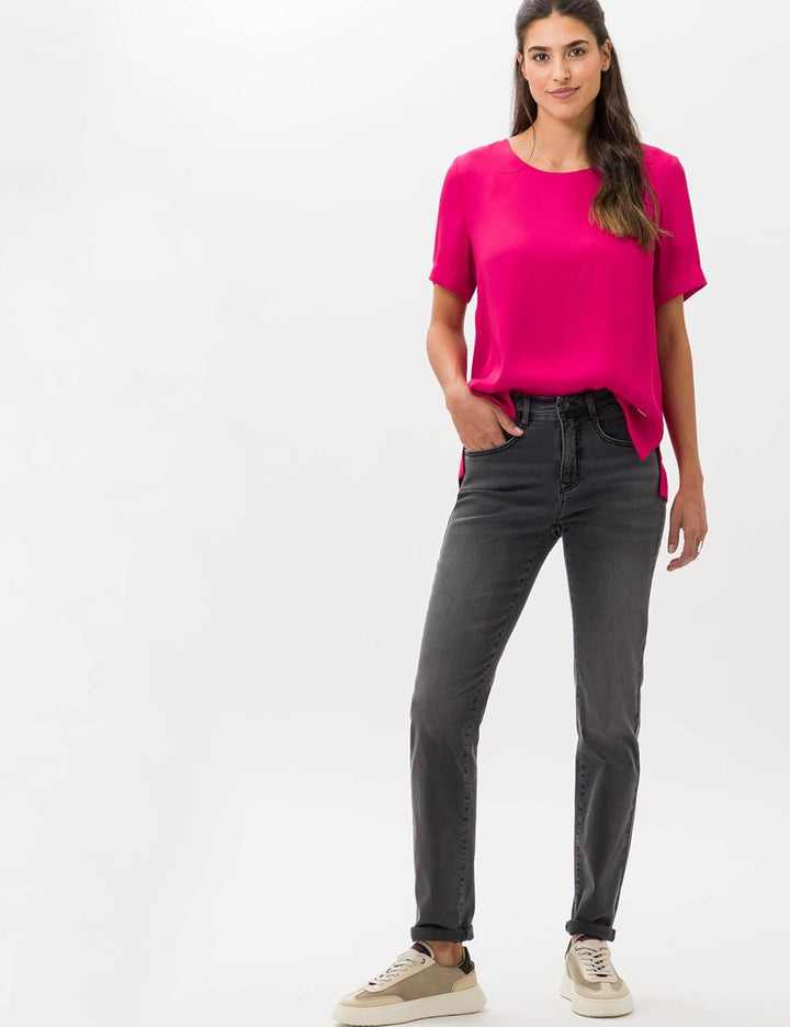 BRAX Damen Style Mary Premium Denim Jeans 26W / 30L Used Black Black, 26W / 30L Used Black Black