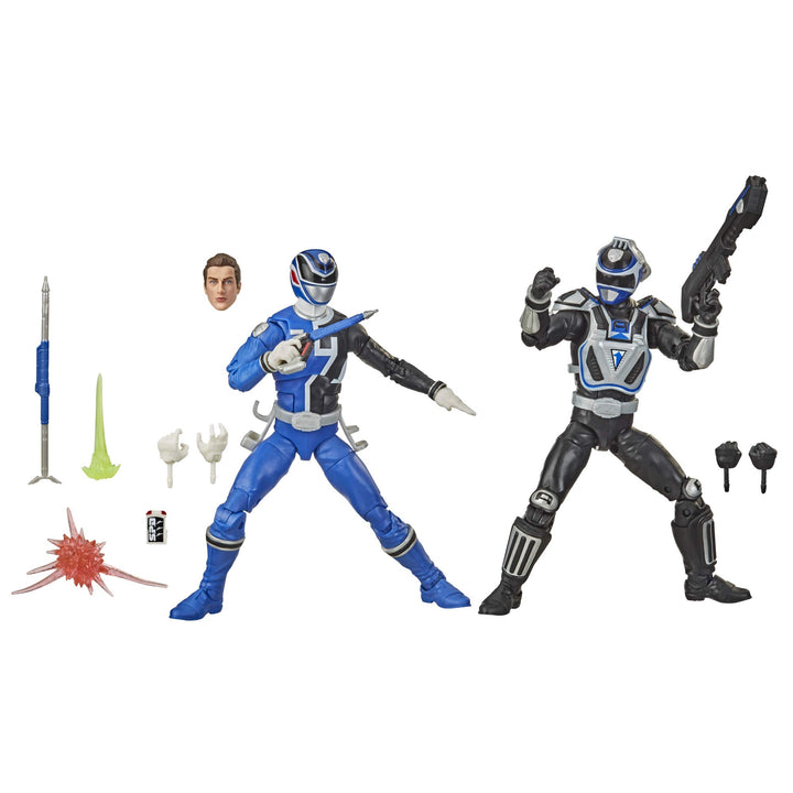 Power Rangers Lightning Collection Spezieller S.P.D. A-Squad Vs. B-Squad Blauer Ranger 2er-Pack 15 c