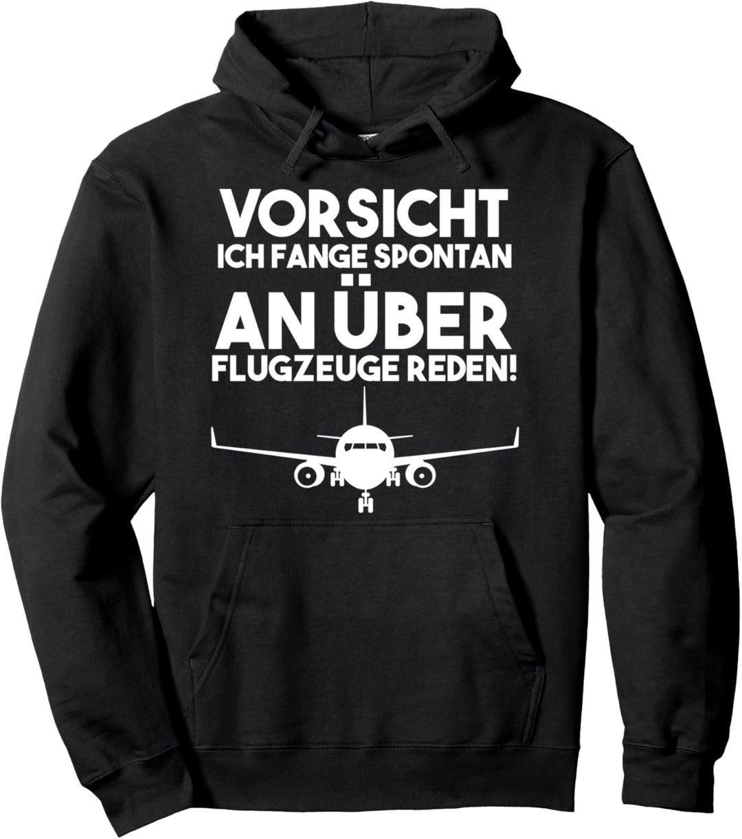 Flugzeug Flughafen Pilot Pullover Hoodie