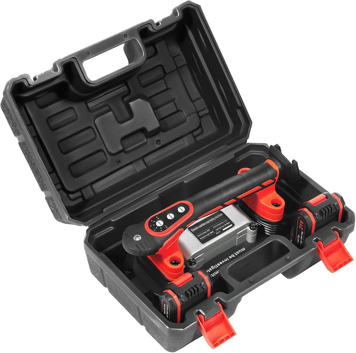 21V Fliesen Vibrationsgerät mit 2 Akkus 6 Gänge Profi Elektro Rüttler 13000 U/min 280mm Saugnapf für