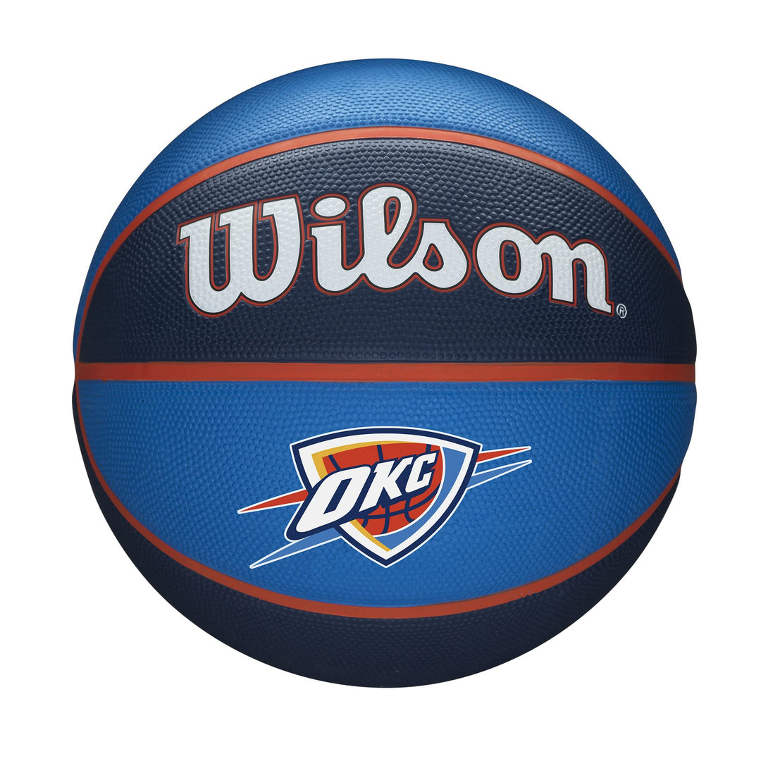 Wilson Unisex-Adult NBA Team Tribute Basketball 7 Oklahoma City Thunder, 7 Oklahoma City Thunder