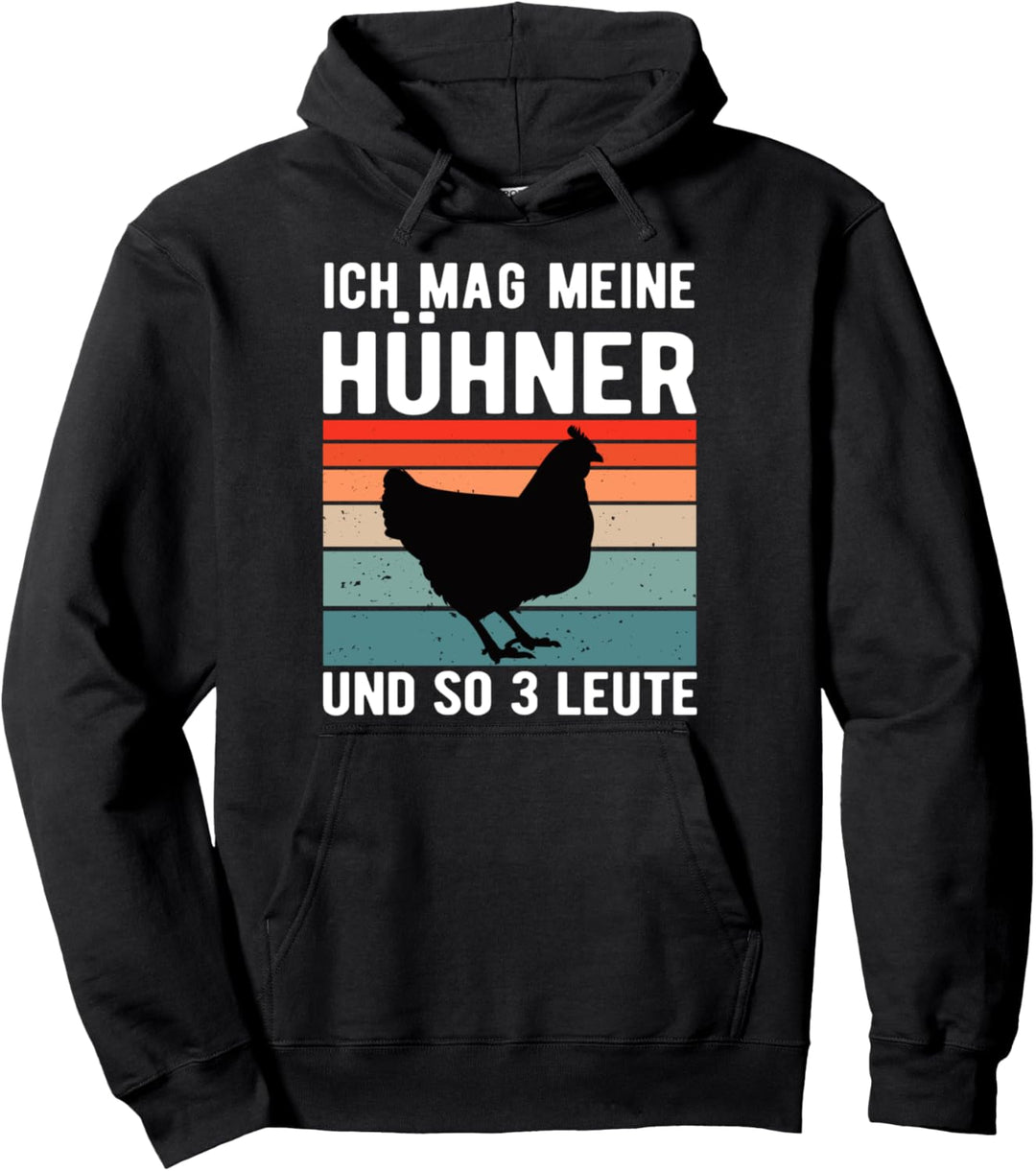 Hühner Landwirt Huhn retro Bauer Bauernhof Geschenk Pullover Hoodie