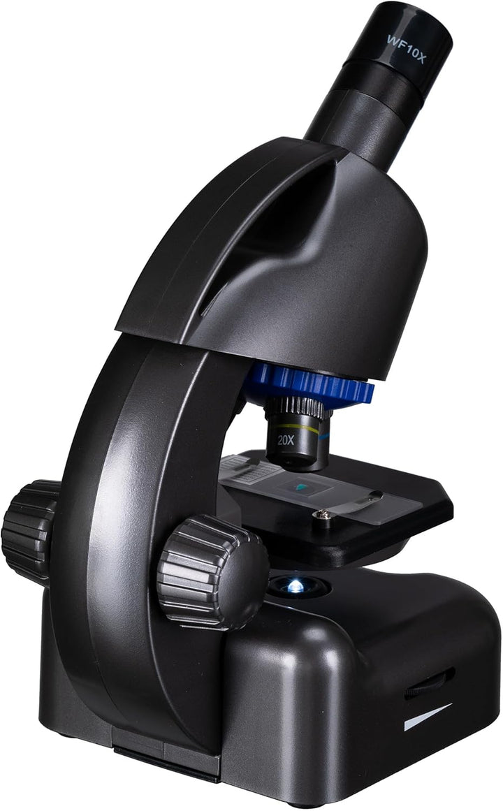Bresser Junior Mikroskop CM-04 100x-900x, Kinder-Mikroskop ab 6 Jahren, LED-Beleuchtung, Smartphone-