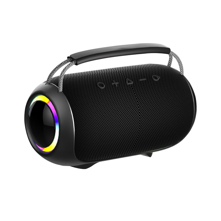 Kabelloser Bluetooth-Lautsprecher mit LED-Lichtshow,tragbarer Outdoor-Lautsprecher,echter kabelloser