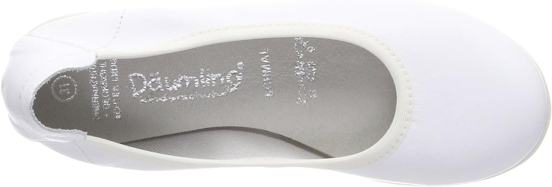Däumling Mädchen Hadia Ballerinas 34 EU Schmal Weiss Odissea Weiss 71, 34 EU Schmal Weiss Odissea We