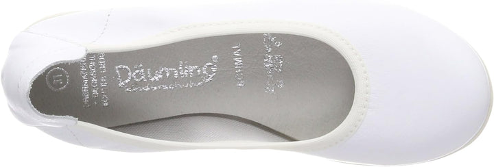 Däumling Mädchen Hadia Ballerinas 34 EU Schmal Weiss Odissea Weiss 71, 34 EU Schmal Weiss Odissea We