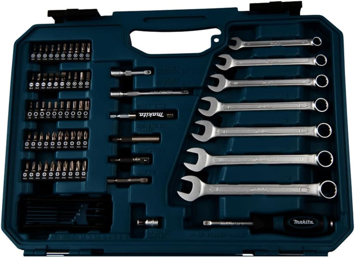 Makita E-06616 Werkzeug-Set 120-tlg Single Einzelbett, Single Einzelbett